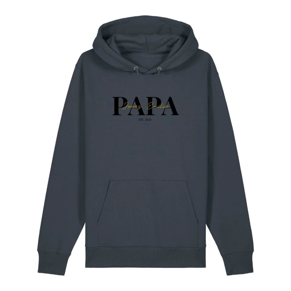 PAPA/MAMA + Kids - Bio Unisex Hoodie *personalisierbar*