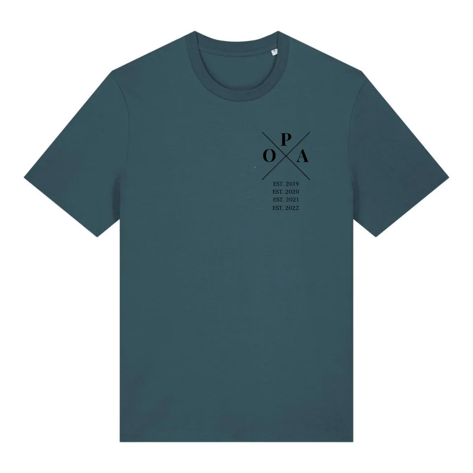 Opa Minimal - Bio Herren Shirt *personalisierbar*