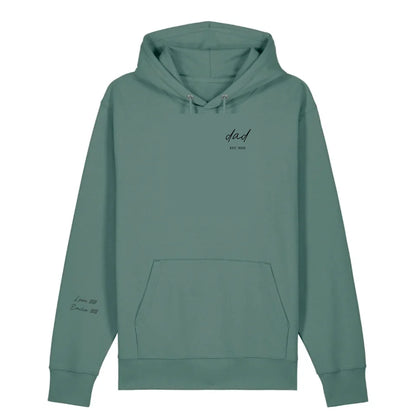 dad/mom handwritten + Ärmel - Bio Unisex Hoodie *personalisierbar* Cruiser Hoodie 2.0 ST ST Green-Bay