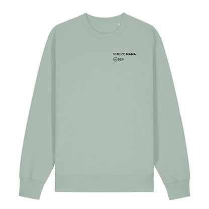 Stolze Mama - Bio Unisex Sweatshirt *personalisierbar* Changer Sweatshirt 2.0 ST ST Aloe