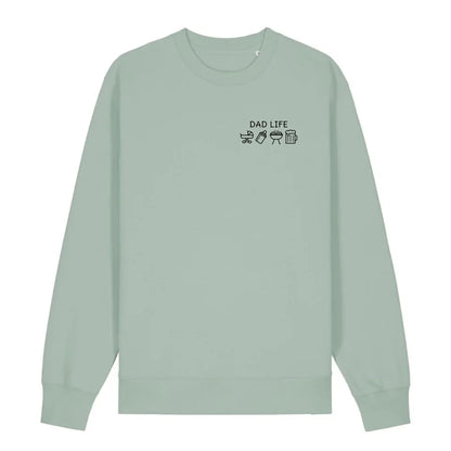 Dad Life Symbole - Bio Unisex Sweatshirt *personalisierbar* Changer Sweatshirt 2.0 ST ST Aloe