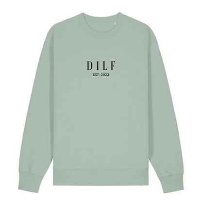 DILF - Bio Unisex Sweatshirt *personalisierbar* Changer Sweatshirt 2.0 ST ST Aloe