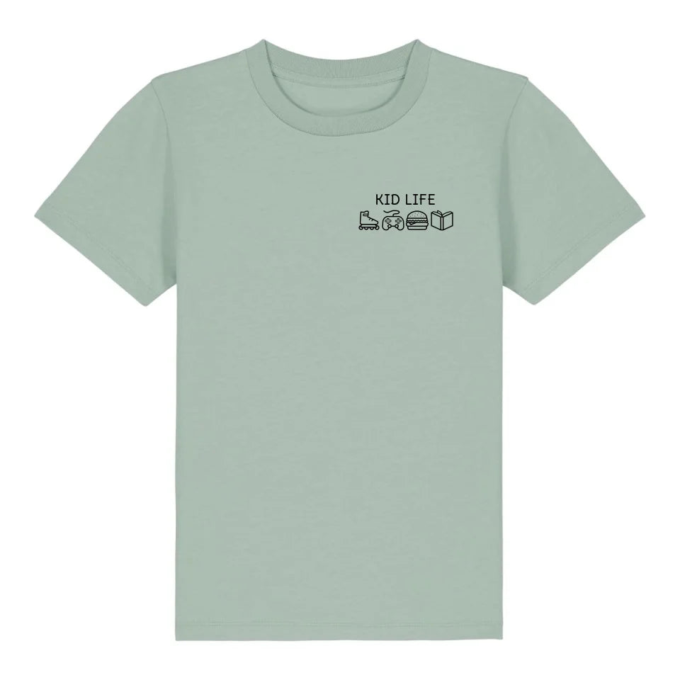 Kid Life Symbole - Bio Kinder Shirt *personalisierbar* Mini Creator Shirt 2.0 ST ST Aloe