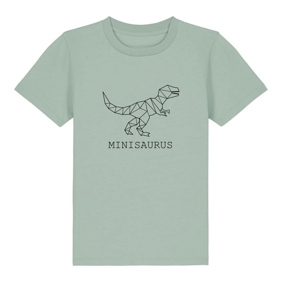 Minisaurus - Bio Kinder Shirt *personalisierbar (ohne Namen)*