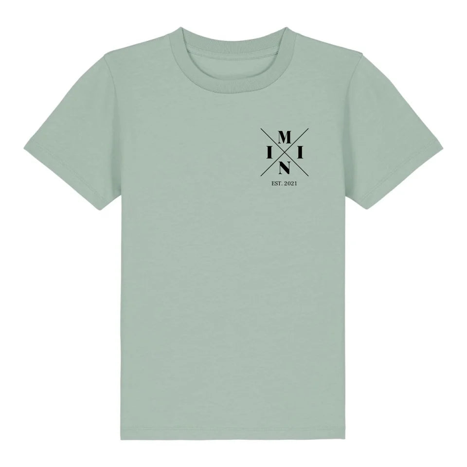 Mini Minimal + Symbole - Bio Kinder Shirt *personalisierbar*