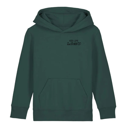 Kid Life Symbole - Bio Kinder Hoodie *personalisierbar* Mini Cruiser Hoodie 2.0 ST ST Glazed-Green