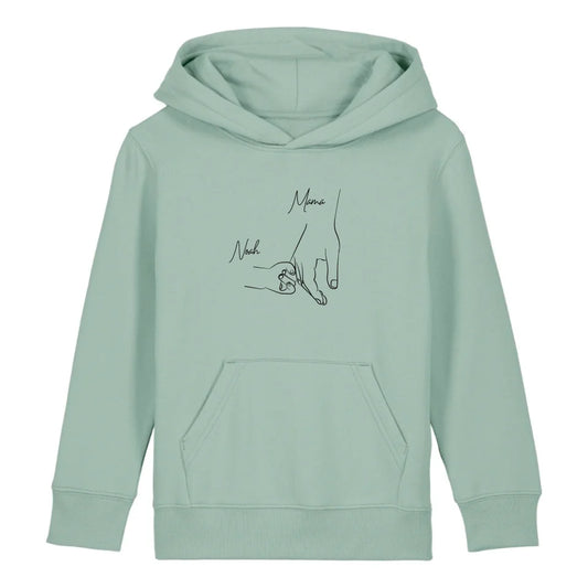 Hold my hand Mom - Bio Kinder Hoodie *personalisierbar*