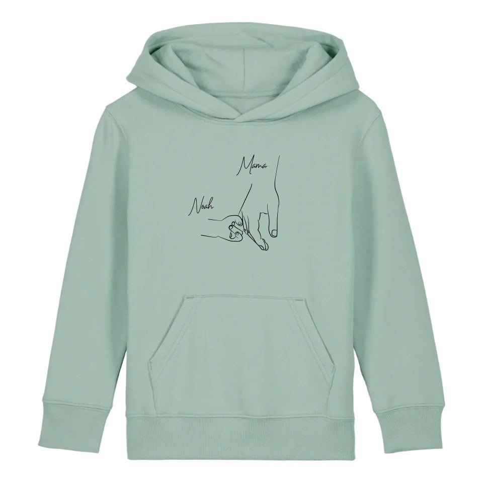 Hold my hand Mom - Bio Kinder Hoodie *personalisierbar* Mini Cruiser Hoodie 2.0 ST ST