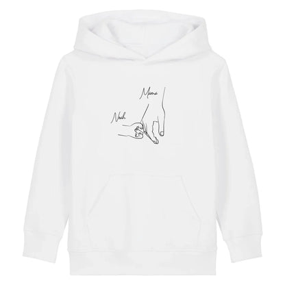 Hold my hand Mom - Bio Kinder Hoodie *personalisierbar*