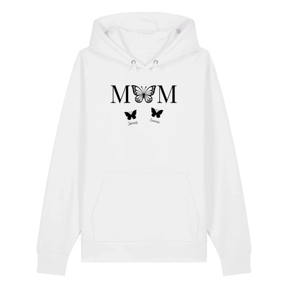 Mom Butterfly - Bio Unisex Hoodie *personalisierbar*