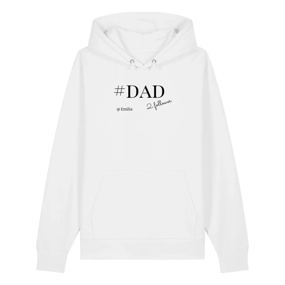 #DAD - Bio Unisex Hoodie *personalisierbar*