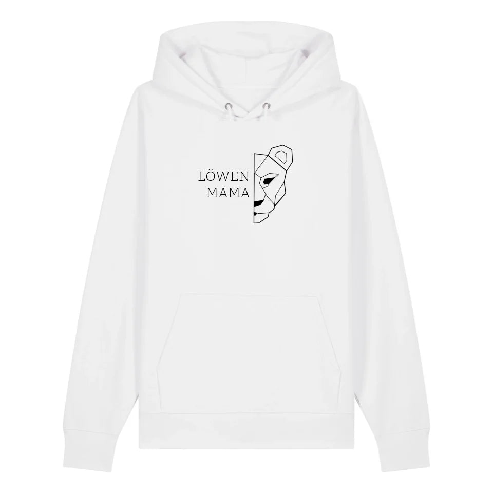 Löwen Mama - Bio Unisex Hoodie *personalisierbar (ohne Namen)*