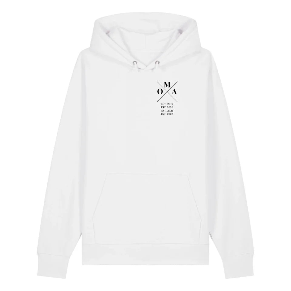 Oma Minimal - Bio Unisex Hoodie *personalisierbar*