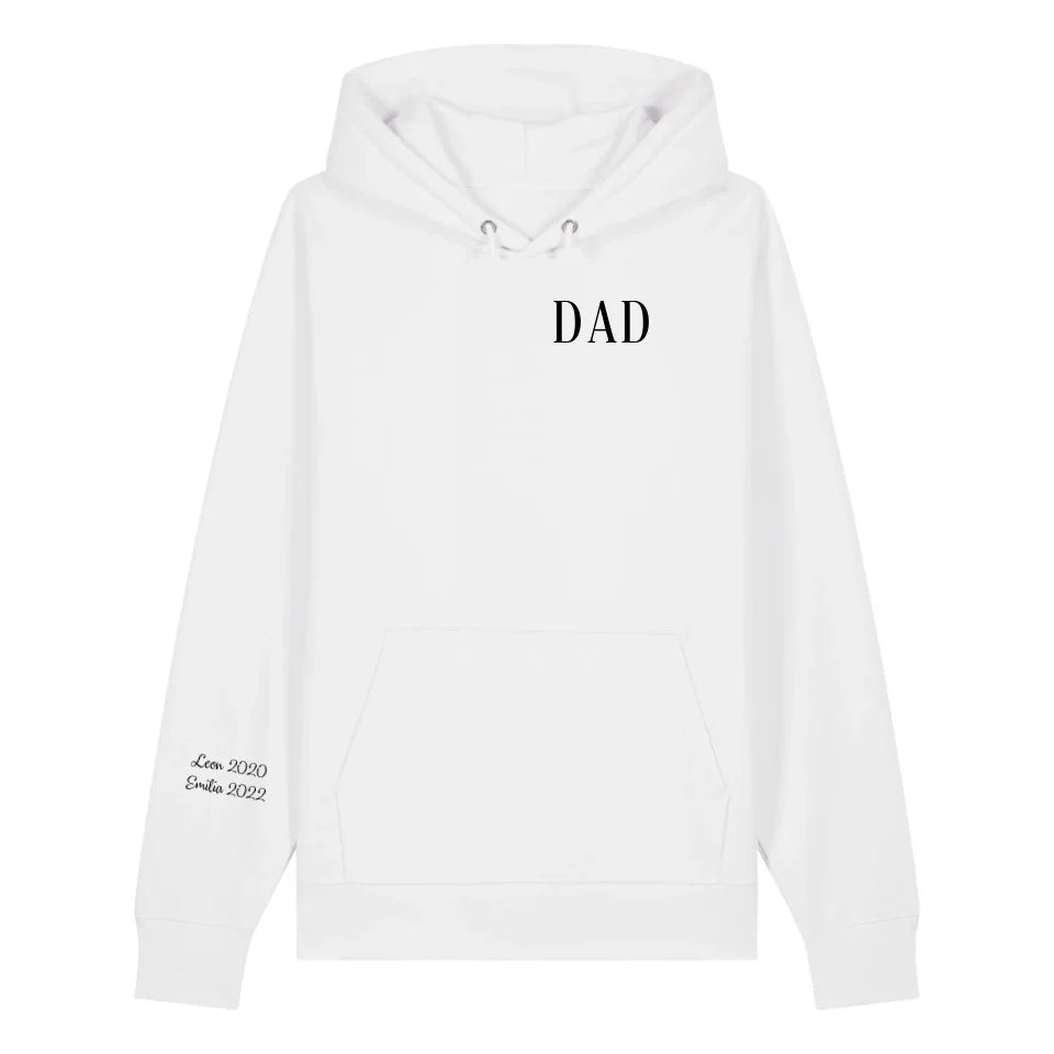 DAD/MOM - Bio Unisex Hoodie *personalisierbar*