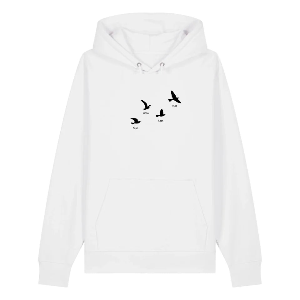 Fly with me - Bio Unisex Hoodie *personalisierbar*