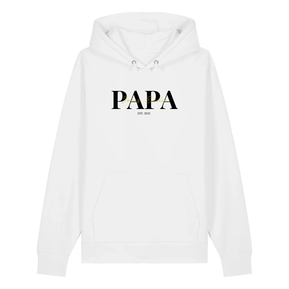 PAPA/MAMA + Kids - Bio Unisex Hoodie *personalisierbar*