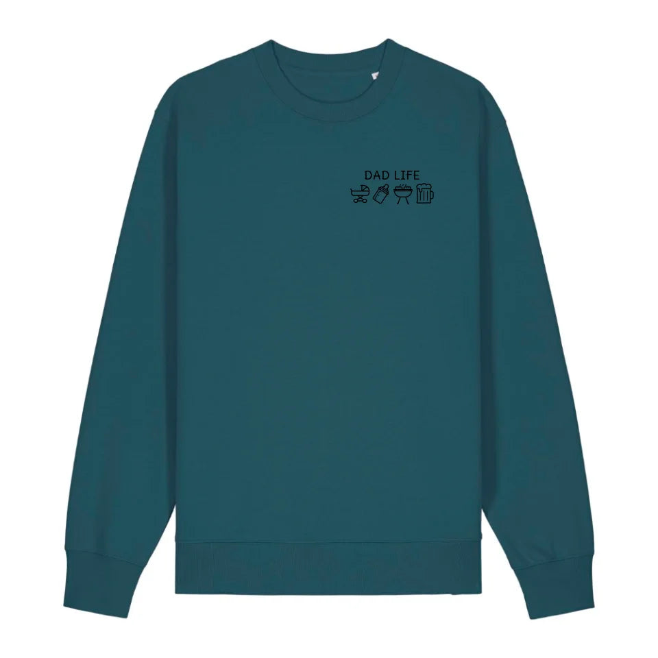 Dad Life Symbole - Bio Unisex Sweatshirt *personalisierbar* Changer Sweatshirt 2.0 ST ST Stargazer