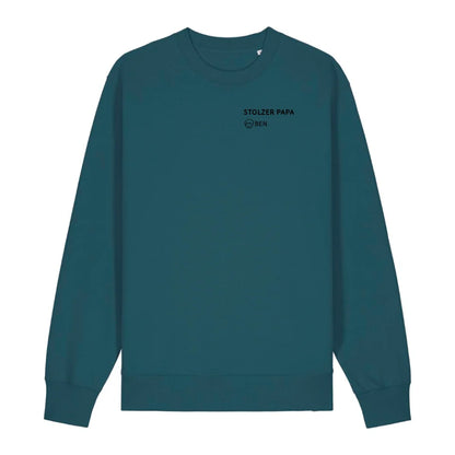 Stolzer Papa - Bio Unisex Sweatshirt *personalisierbar* Changer Sweatshirt 2.0 ST ST Stargazer