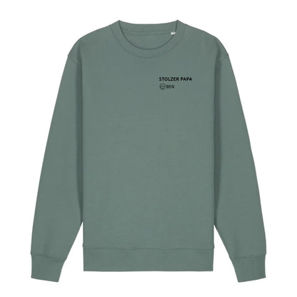 Stolzer Papa - Bio Unisex Sweatshirt *personalisierbar* Changer Sweatshirt 2.0 ST ST Green-Bay