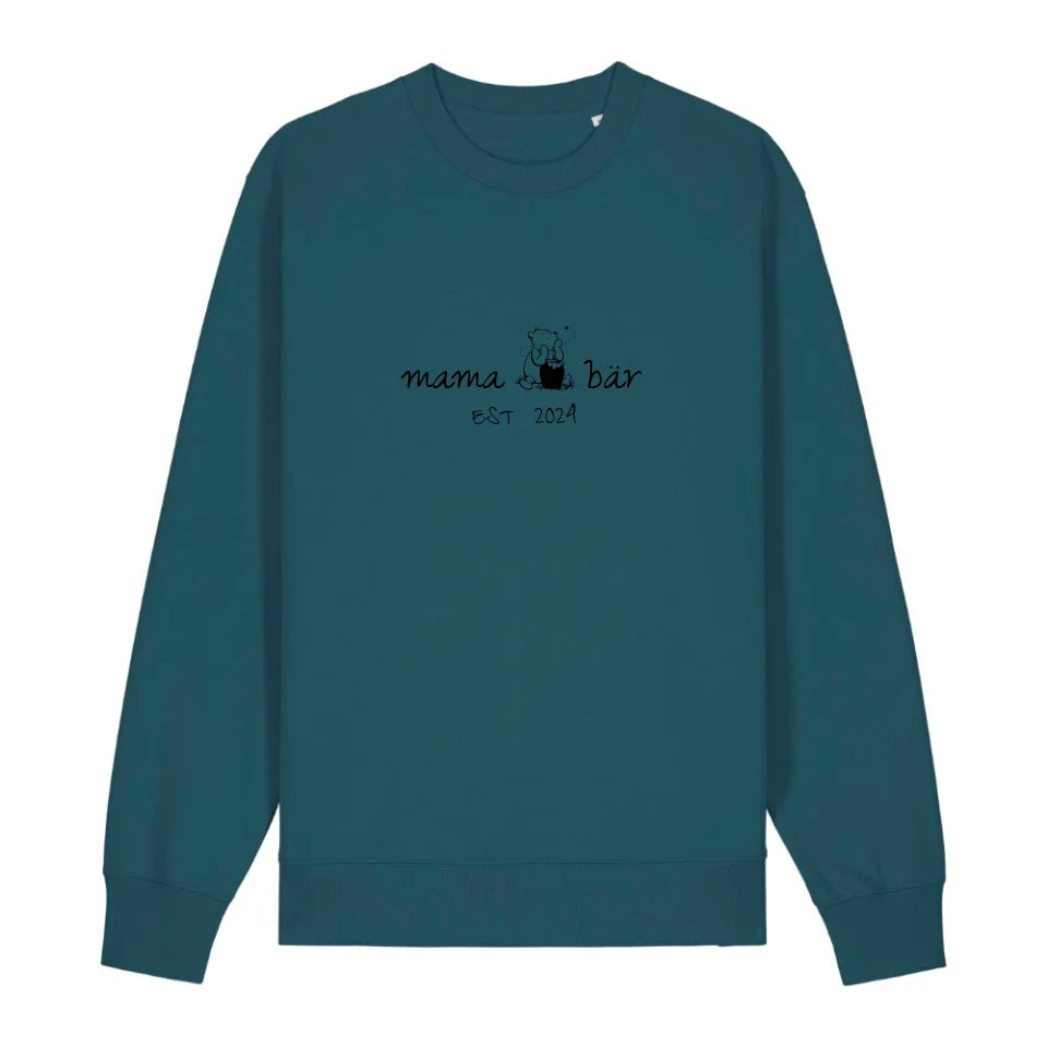 Mama Pu-Bär - Bio Unisex Sweatshirt *personalisierbar* Changer Sweatshirt 2.0 ST ST Stargazer