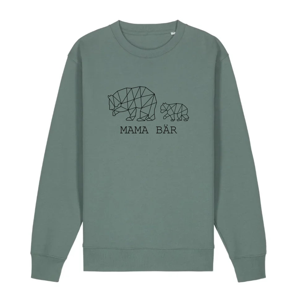 Mama Bär - Bio Unisex Sweatshirt *personalisierbar (1-4 Kinder ohne Namen)* Changer Sweatshirt 2.0 ST ST Green-Bay