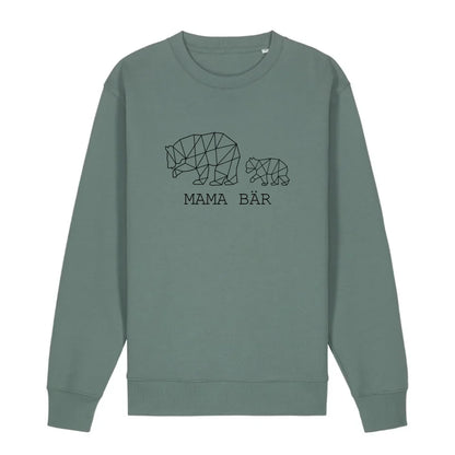 Mama Bär - Bio Unisex Sweatshirt *personalisierbar (1-4 Kinder ohne Namen)* Changer Sweatshirt 2.0 ST ST Green-Bay