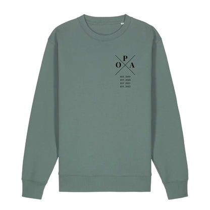 Opa Minimal - Bio Unisex Sweatshirt *personalisierbar* Changer Sweatshirt 2.0 ST ST Green-Bay