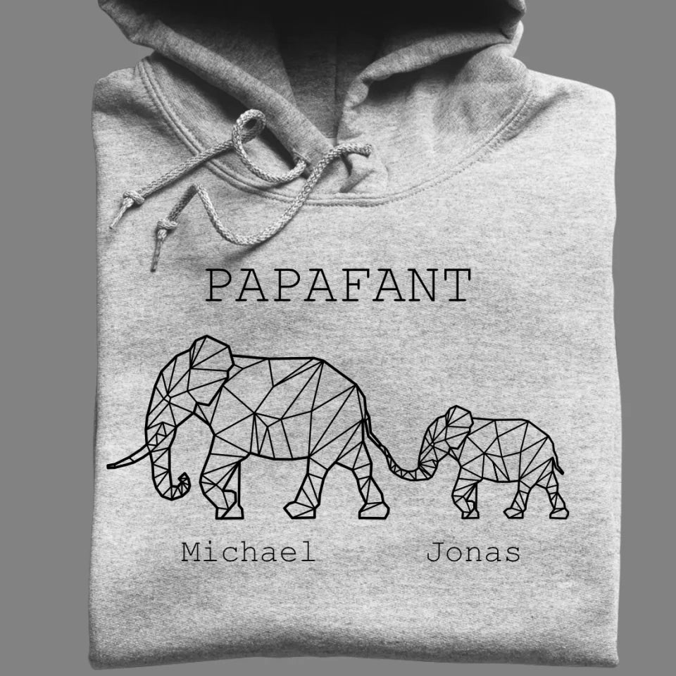 Papafant - Bio Unisex Hoodie *personalisierbar*