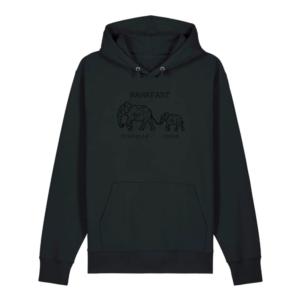 Mamafant - Bio Unisex Hoodie *personalisierbar*