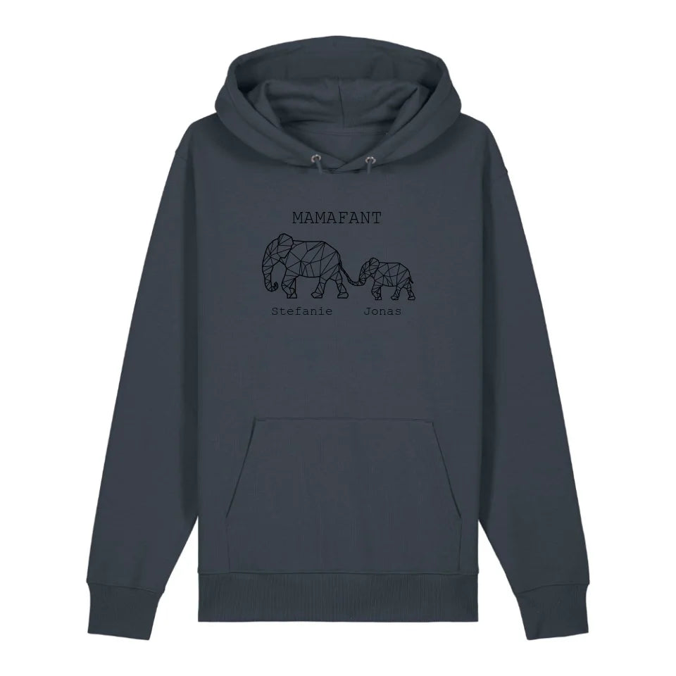 Mamafant - Bio Unisex Hoodie *personalisierbar*