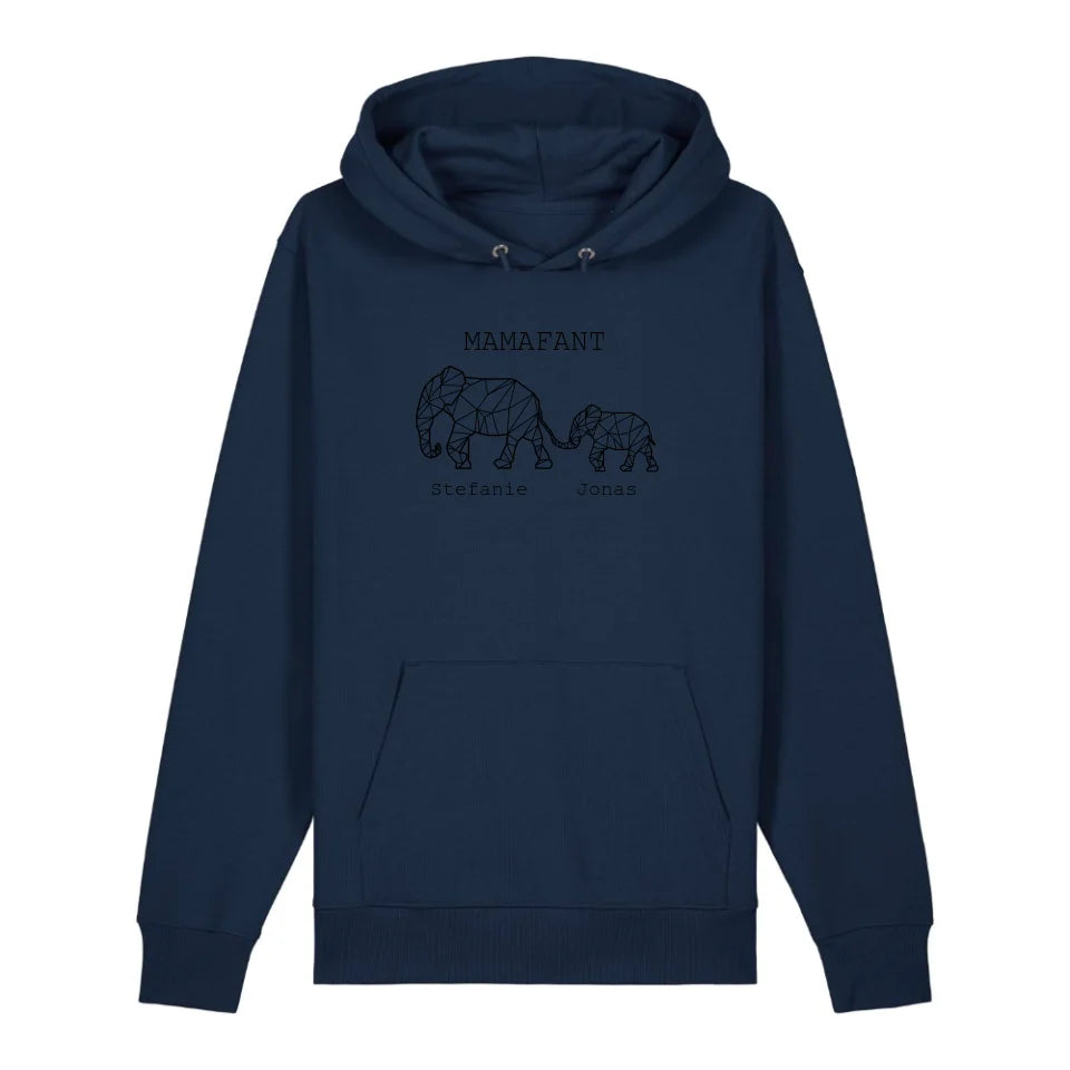 Mamafant - Bio Unisex Hoodie *personalisierbar*