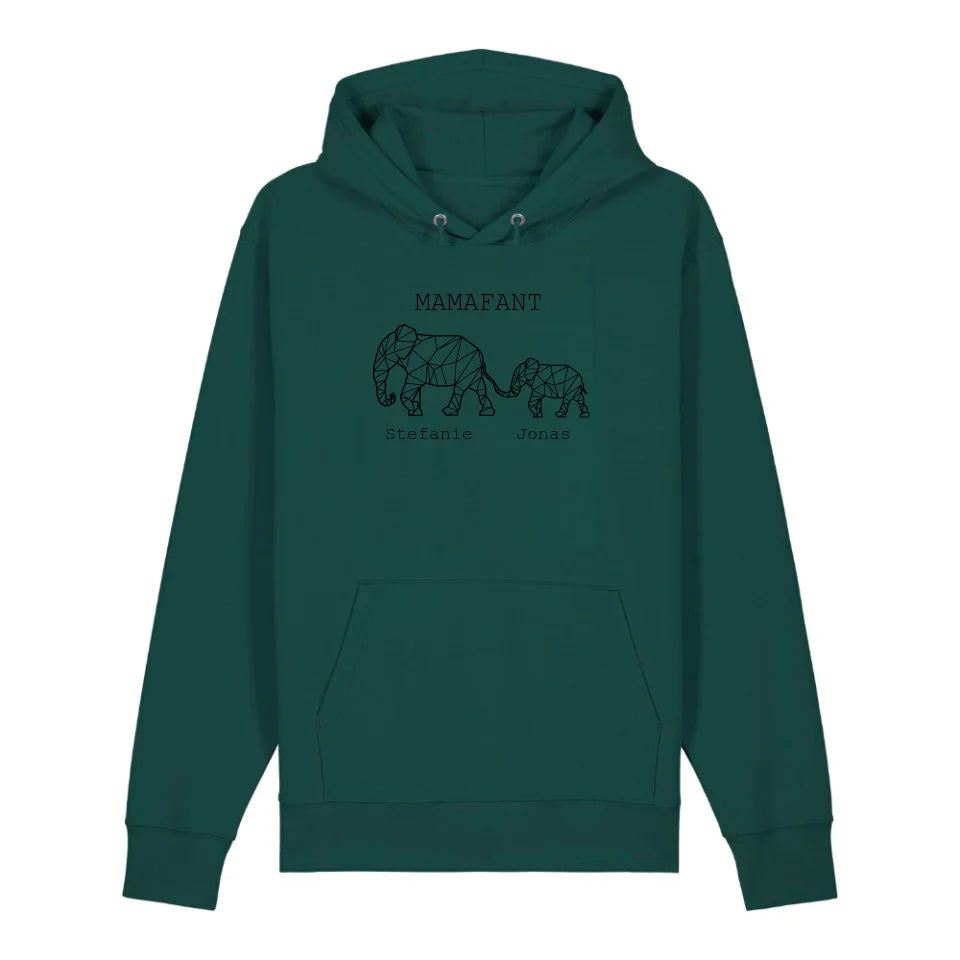 Mamafant - Bio Unisex Hoodie *personalisierbar*