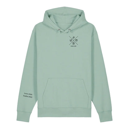 Dad/Mom Minimal Symbole + Ärmel - Bio Unisex Hoodie *personalisierbar* Cruiser Hoodie 2.0 ST ST