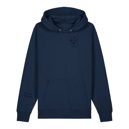 Dad/Mom Minimal Symbole + Ärmel - Bio Unisex Hoodie *personalisierbar* Cruiser Hoodie 2.0 ST ST French-Navy