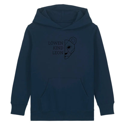 Löwen Kind - Bio Kinder Hoodie *personalisierbar (mit Namen)*