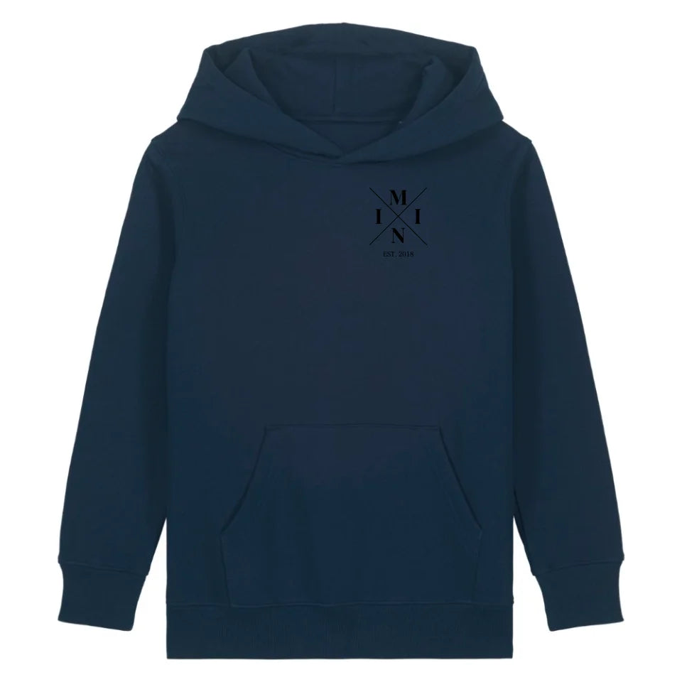 Mini Minimal - Bio Kinder Hoodie *personalisierbar* Mini Cruiser Hoodie 2.0 ST ST French-Navy