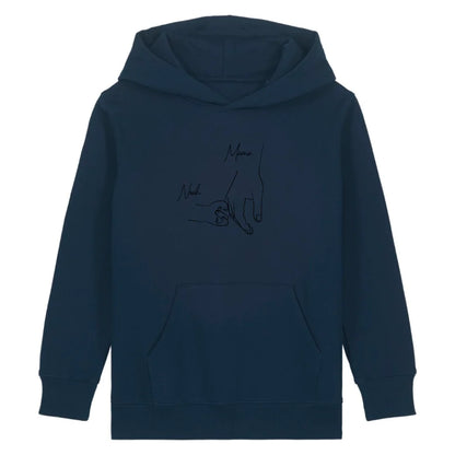 Hold my hand Mom - Bio Kinder Hoodie *personalisierbar* Mini Cruiser Hoodie 2.0 ST ST French-Navy