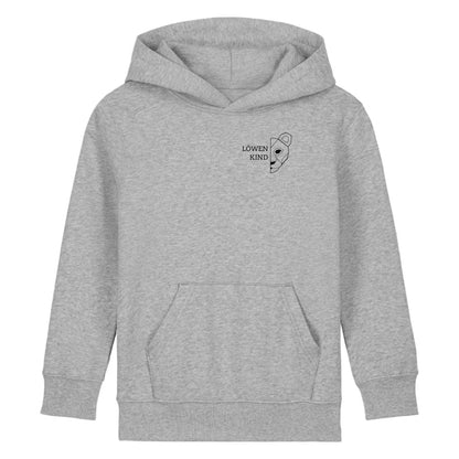 Löwen Kind Brusttasche - Bio Kinder Hoodie *personalisierbar (ohne Namen)*