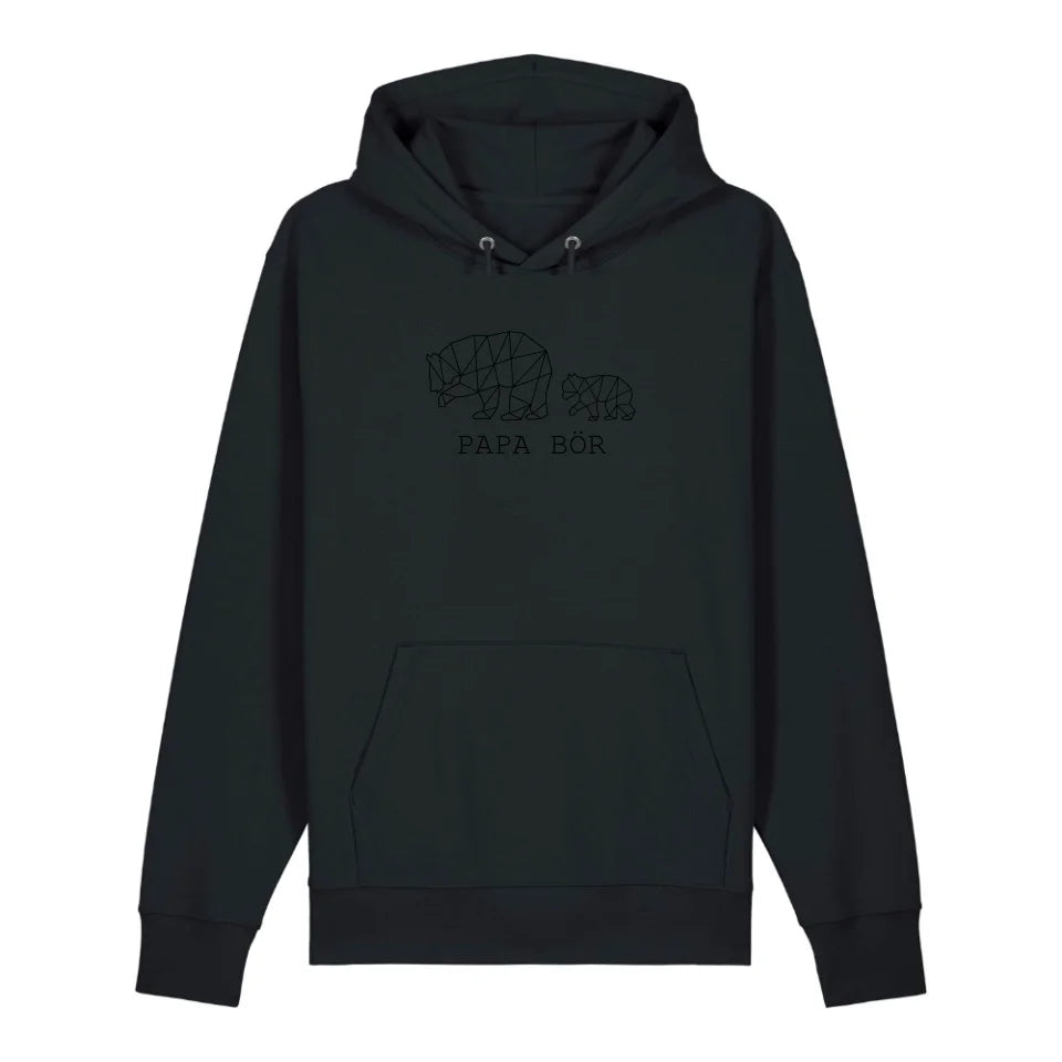 Papa Bör - Bio Unisex Hoodie *personalisierbar (1-4 Kinder ohne Namen)*