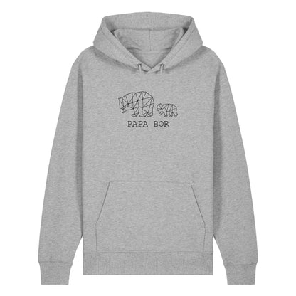 Papa Bör - Bio Unisex Hoodie *personalisierbar (1-4 Kinder ohne Namen)*