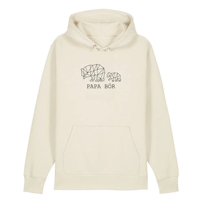 Papa Bör - Bio Unisex Hoodie *personalisierbar (1-4 Kinder ohne Namen)*