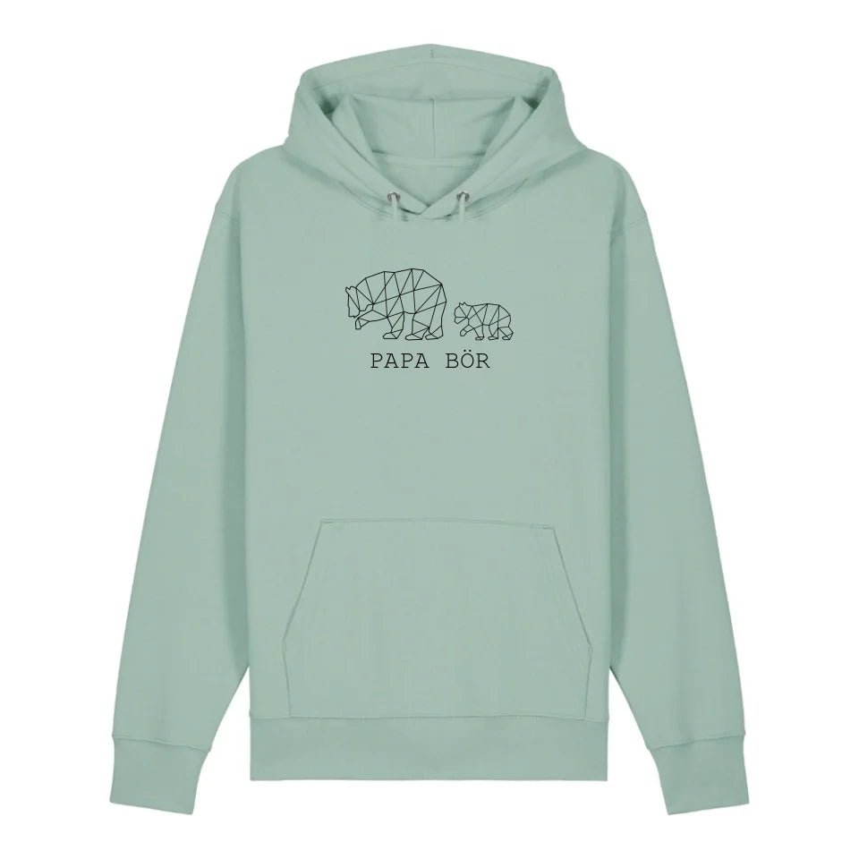 Papa Bör - Bio Unisex Hoodie *personalisierbar (1-4 Kinder ohne Namen)*