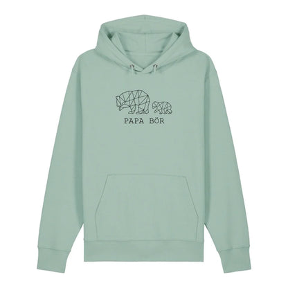 Papa Bör - Bio Unisex Hoodie *personalisierbar (1-4 Kinder ohne Namen)*