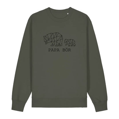 Papa Bör - Bio Unisex Sweatshirt *personalisierbar (1-4 Kinder ohne Namen)*