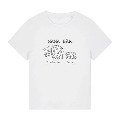 Mama Bär - Bio Damen Shirt *personalisierbar (1-4 Kinder mit Namen)*