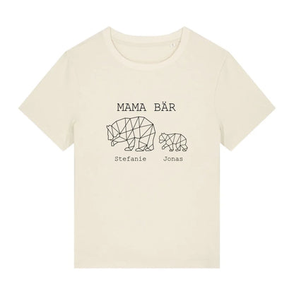 Mama Bär - Bio Damen Shirt *personalisierbar (1-4 Kinder mit Namen)*