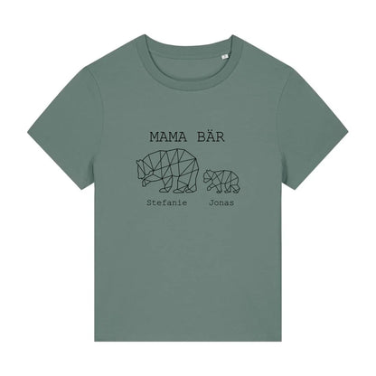 Mama Bär - Bio Damen Shirt *personalisierbar (1-4 Kinder mit Namen)*