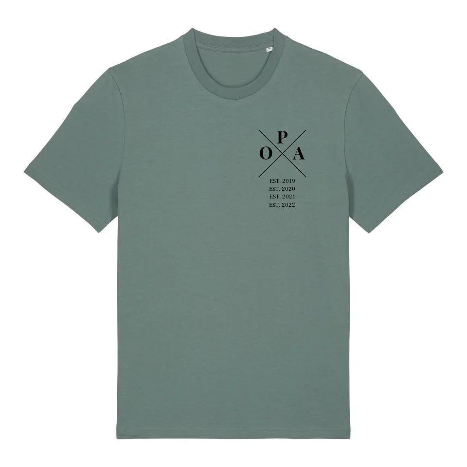 Opa Minimal - Bio Herren Shirt *personalisierbar*