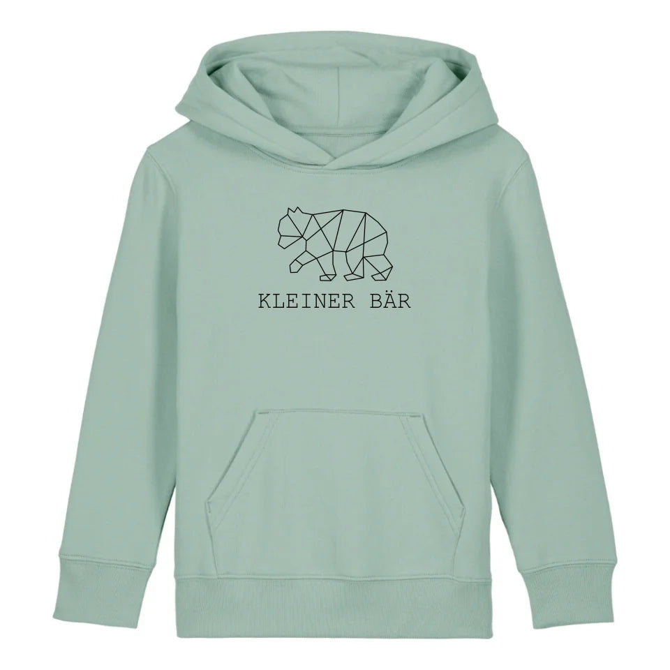 Kleiner Bär - Bio Kinder Hoodie *personalisierbar (ohne Namen)*