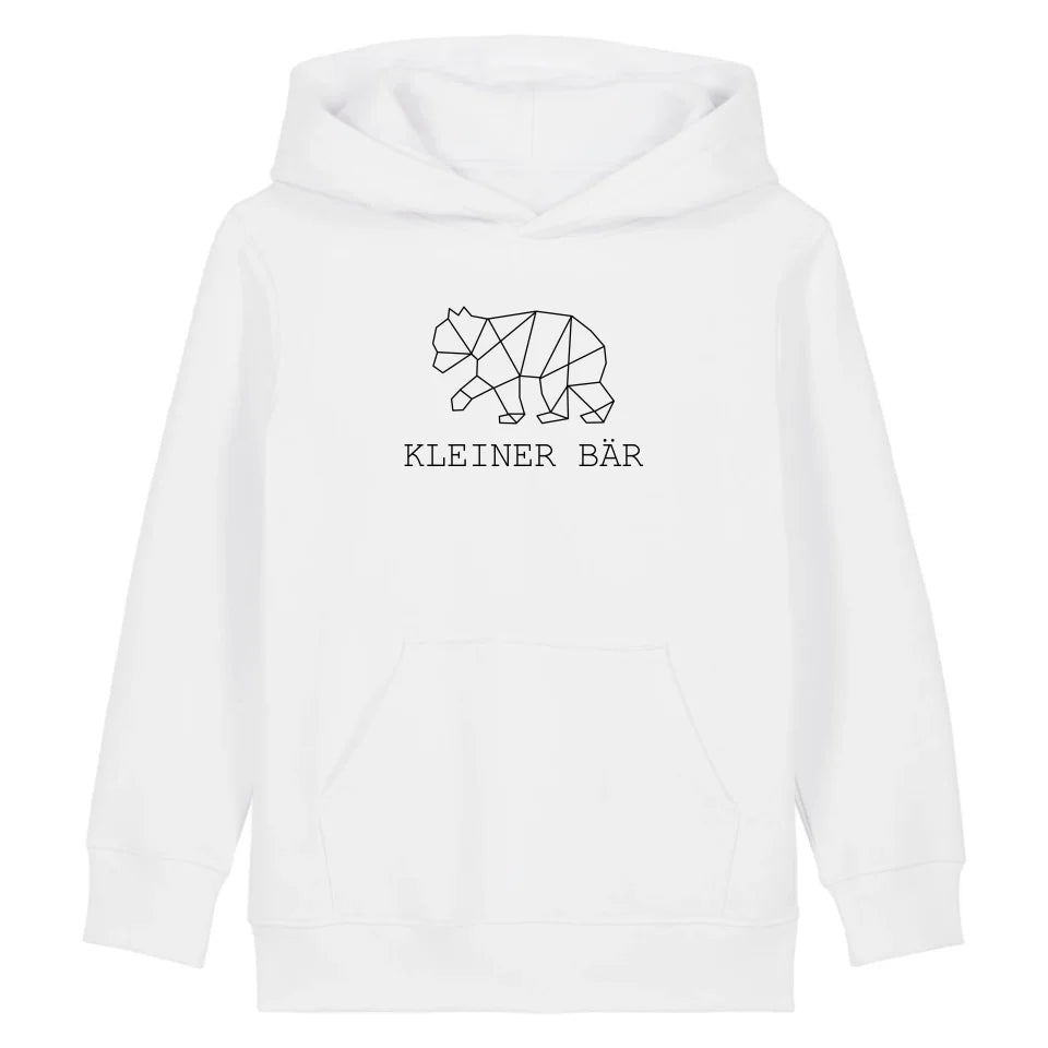 Kleiner Bär - Bio Kinder Hoodie *personalisierbar (ohne Namen)*